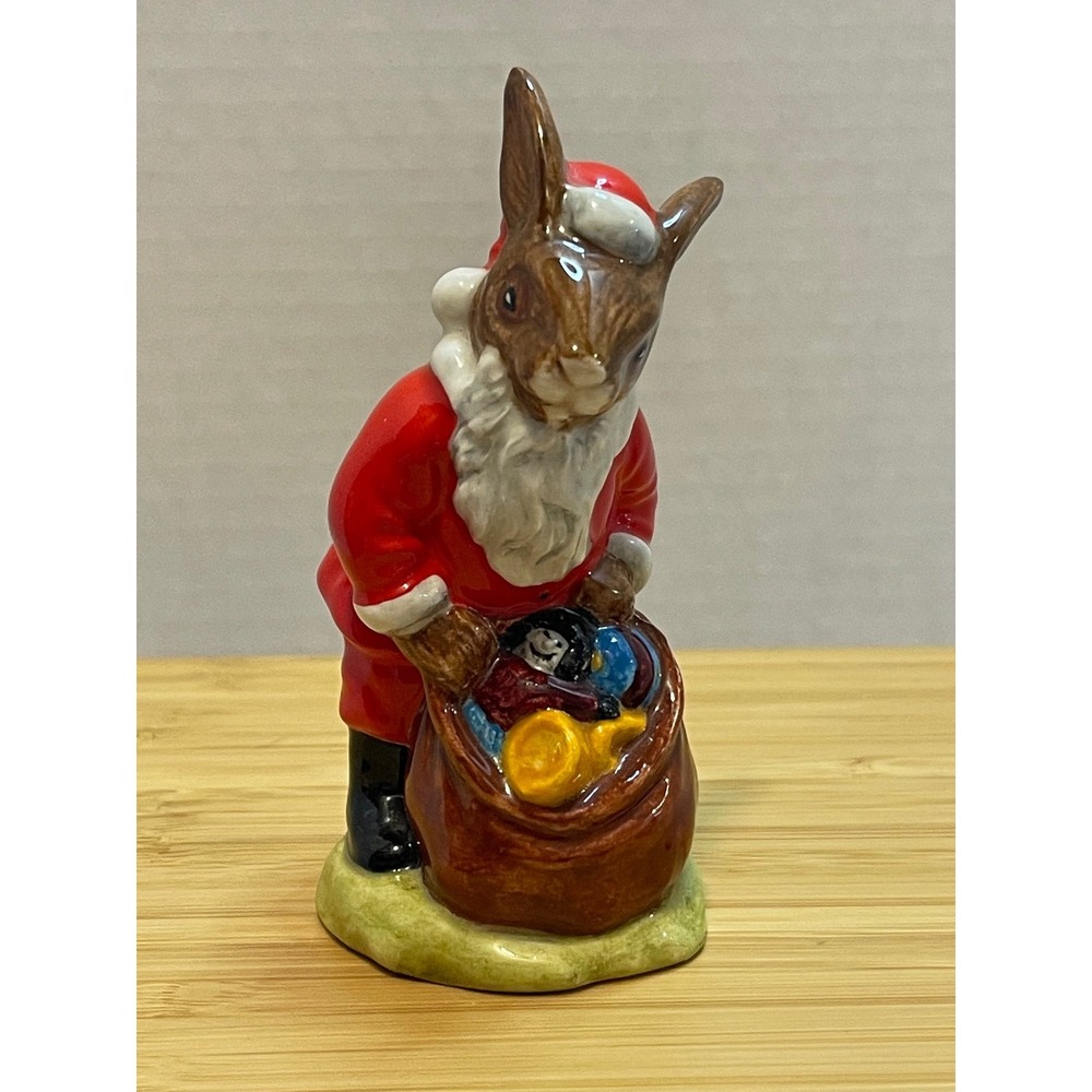 1981 Santa Bunnykins Happy Christmas figure Royal‎ Doulton